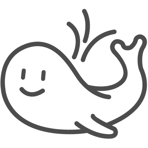 Smiling Whale Icon on Transparent Background - Download Free Stock Videos Pikwizard.com