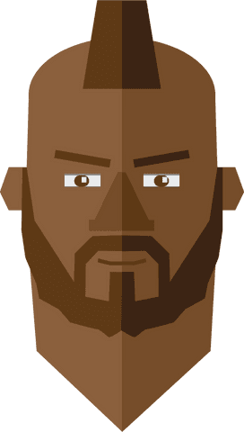 transparent cartoon illustration of african american man face - Download Free Stock Videos Pikwizard.com
