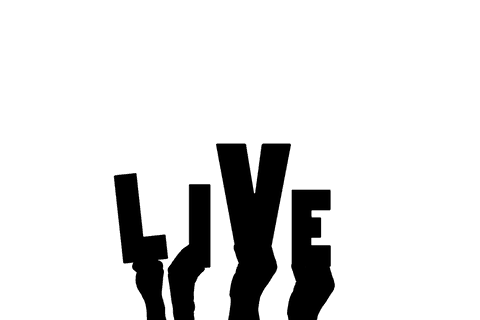 black text design 'live' on transparent background - Download Free Stock Videos Pikwizard.com