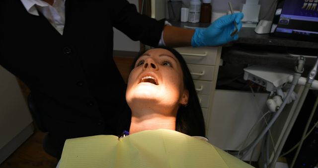 Patient Receiving Dental Treatment in Clinic - Download Free Stock Images Pikwizard.com