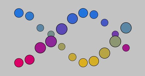 Digitally Rendered DNA Strand on Gray Background - Download Free Stock Images Pikwizard.com