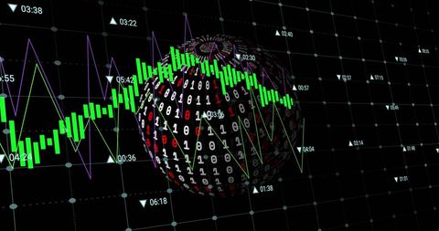 Global Data Processing with Binary Code and Graphs - Download Free Stock Images Pikwizard.com