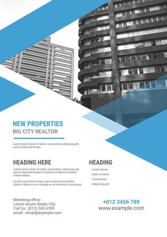 Modern High-Rise Real Estate Promotion Template - Download Free Stock Templates Pikwizard.com