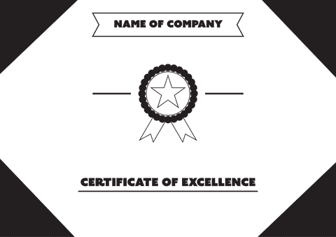 transparent certificate of excellence badge with star symbol - Download Free Stock Videos Pikwizard.com