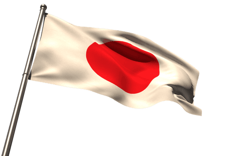 Transparent Japanese National Flag Waving in the Wind - Download Free Stock Videos Pikwizard.com