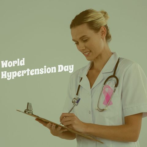 World Hypertension Day with Smiling Female Doctor