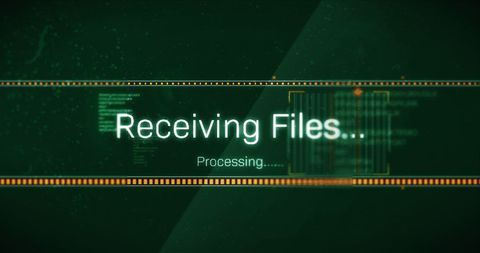 Digital Interface Displaying Receiving Files Progress - Download Free Stock Images Pikwizard.com