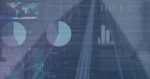 Financial Data Analytics Overlaying Urban Office Environment