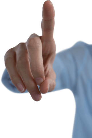 Transparent Hand Pointing Gesture for Touch Interface - Download Free Stock Videos Pikwizard.com