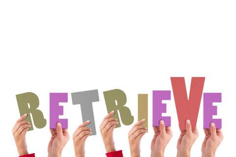 Hands Holding Retrieve Letters on Transparent Background - Download Free Stock Videos Pikwizard.com