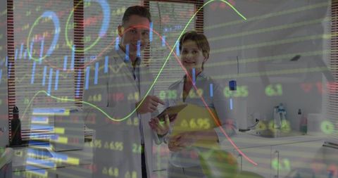 Medical Professionals in Lab Analyzing Data and Charts - Download Free Stock Images Pikwizard.com
