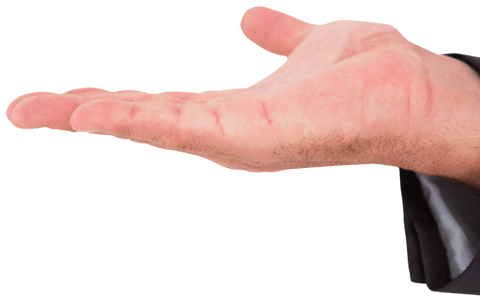 Business Hand Extended in Transparent Gesture - Download Free Stock Videos Pikwizard.com