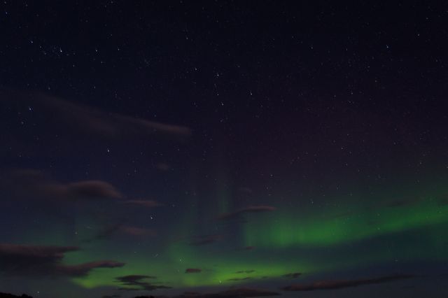 Stunning Northern Lights Under Starry Night Sky - Download Free Stock Photos Pikwizard.com
