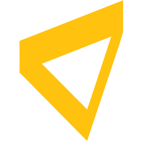 Yellow Geometric Triangle on Transparent Background - Download Free Stock Videos Pikwizard.com
