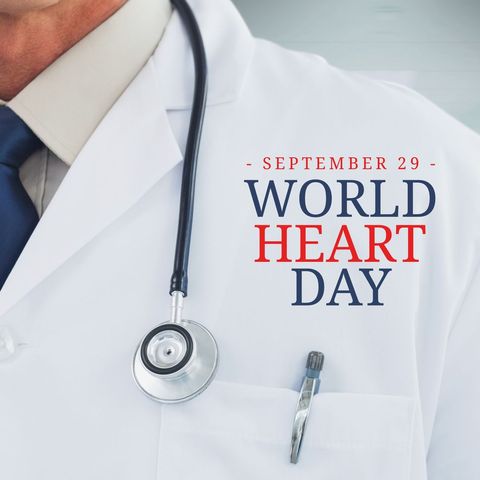 World Heart Day Campaign with Doctor and Stethoscope - Download Free Stock Templates Pikwizard.com