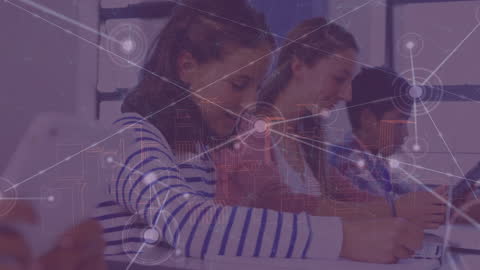 Networked Learning in Modern Classroom with Connecting Digital Nodes