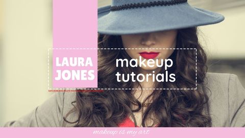 elegant woman in hat highlighting style for makeup branding - Download Free Stock Templates Pikwizard.com