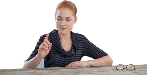 transparent businesswoman using virtual interface technology - Download Free Stock Videos Pikwizard.com