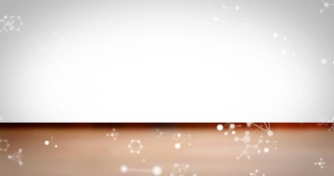 Abstract connection network on gradient background