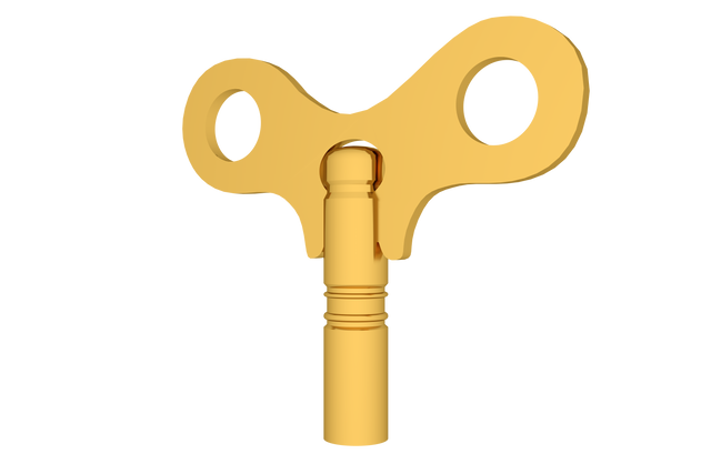 Golden Clockwork Key Mechanism on Transparent Background - Download Free Stock Videos Pikwizard.com