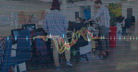 Financial Data Processing in Modern Tech Office