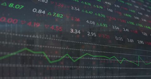 Digital Finance Data on Cityscape Background - Download Free Stock Images Pikwizard.com