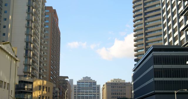 Modern Urban Cityscape with Skyscrapers and Blue Sky - Download Free Stock Images Pikwizard.com