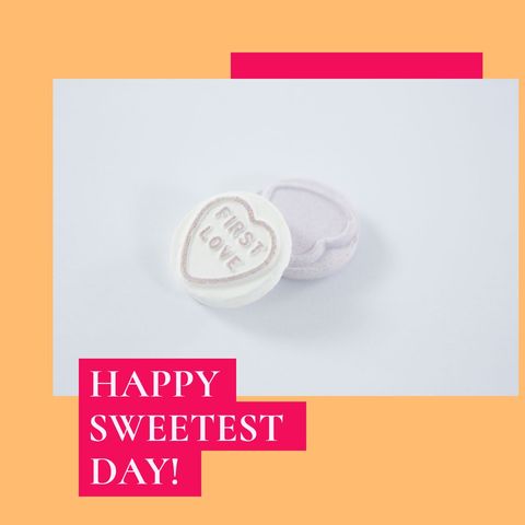 happy sweetest day candy celebration design - Download Free Stock Templates Pikwizard.com