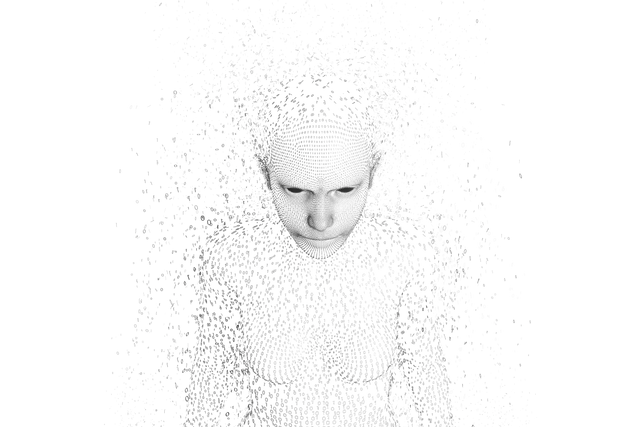 Pixelated Digital Disintegration of 3D Woman on Transparent Background - Download Free Stock Videos Pikwizard.com