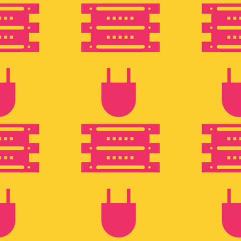seamless pink and yellow digital pattern on transparent background - Download Free Stock Videos Pikwizard.com