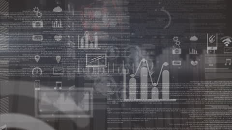 Dynamic Animation of Digital Data Icons and Charts