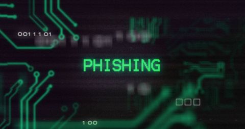 Phishing Alert on Cyber Circuit Interface - Download Free Stock Images Pikwizard.com