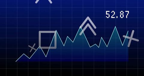 Abstract Data Chart with Graphical Patterns - Download Free Stock Images Pikwizard.com