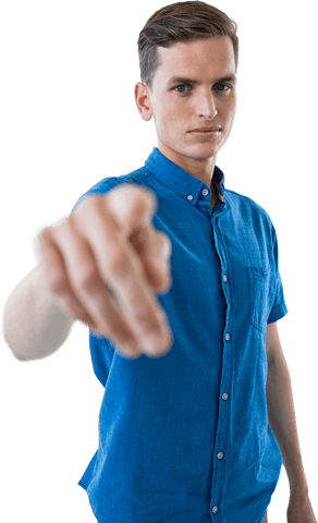 confident man interacting with transparent virtual interface - Download Free Stock Videos Pikwizard.com