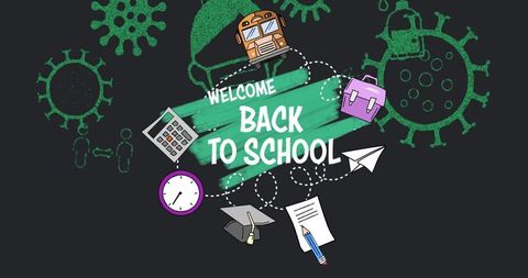 Welcome Back to School with Playful Education Doodles - Download Free Stock Images Pikwizard.com