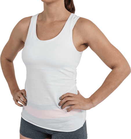 confident woman in transparent white tank top and casual shorts - Download Free Stock Videos Pikwizard.com
