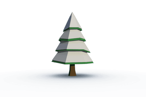 digital illustration of snowy tree on transparent background - Download Free Stock Videos Pikwizard.com