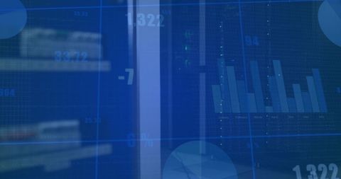 Digital Financial Data Processing with Server Technology - Download Free Stock Images Pikwizard.com