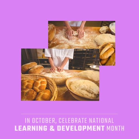 Celebrating Learning and Development Month with Bread Making - Download Free Stock Templates Pikwizard.com