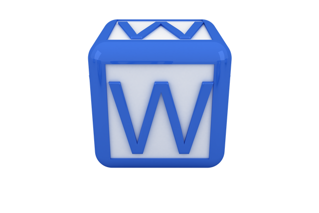 Blue Cube with W Letter on Transparent Background, Isolated Symbol Concept - Download Free Stock Videos Pikwizard.com