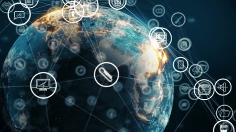 Digital Network Connectivity Across Global Sphere