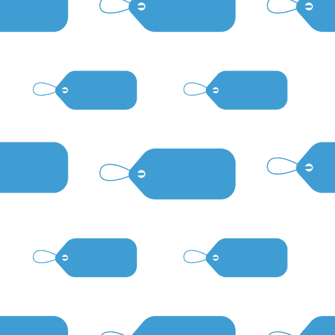 Seamless Blue Tags Pattern on Transparent Background - Download Free Stock Videos Pikwizard.com