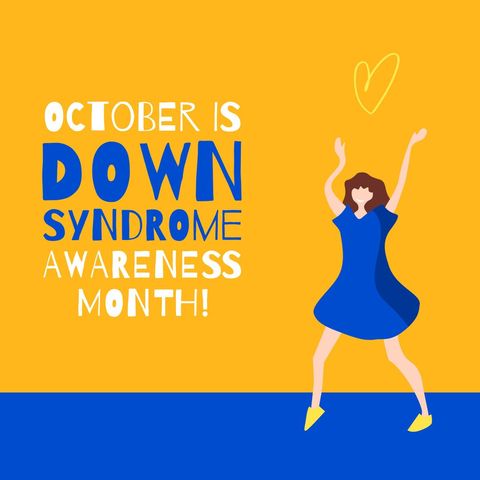 October Down Syndrome Awareness Month Campaign Poster - Download Free Stock Templates Pikwizard.com