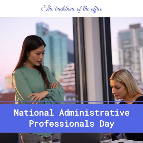 celebrating national administrative professionals day in a modern office - Download Free Stock Templates Pikwizard.com