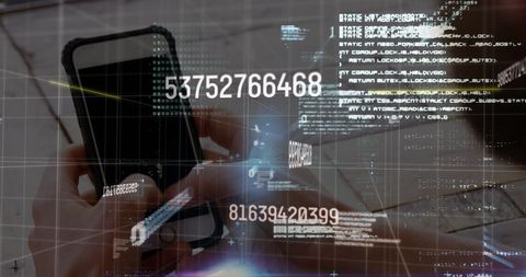 Data Processing Technology and Digital Connectivity - Download Free Stock Images Pikwizard.com