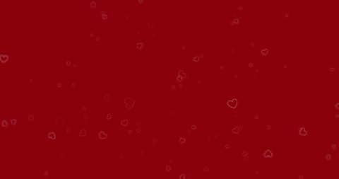 Floating Pink Heart Outlines on Red Background for Romantic Themes - Download Free Stock Images Pikwizard.com