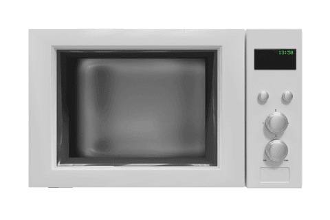 minimalist white microwave oven with transparent door - Download Free Stock Videos Pikwizard.com
