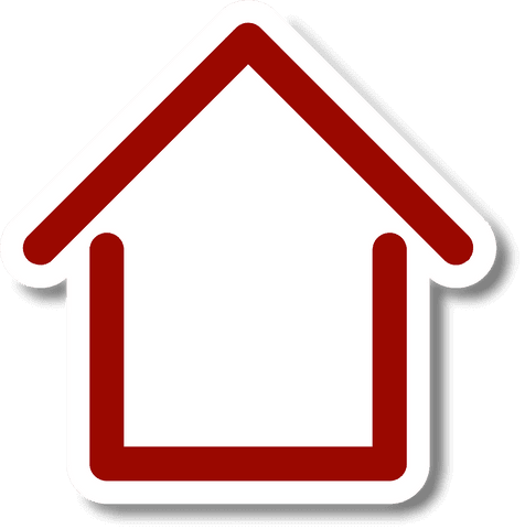 transparent house outline with thick red borders - Download Free Stock Videos Pikwizard.com