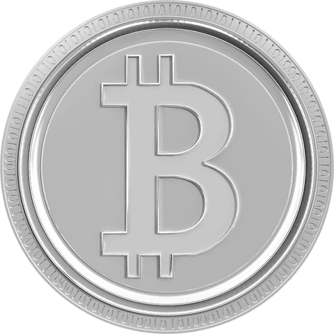 transparent bitcoin symbol on silver coin with digital detail - Download Free Stock Videos Pikwizard.com