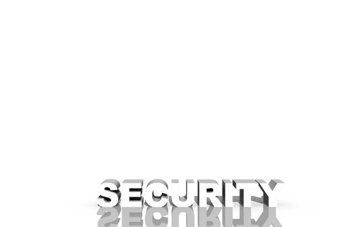 3d security text with reflection on transparent background - Download Free Stock Videos Pikwizard.com
